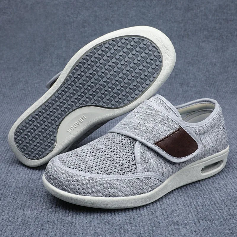 StrideEase Orthopedic Walking Shoes sole and cushioning detail
